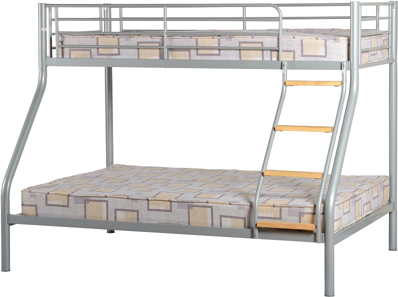 3’ Top bunk bed 4’ 6” bottom bunk bed
W.2000mm X D 1485mm X H 1517mm
Also available in black , Please click to get details